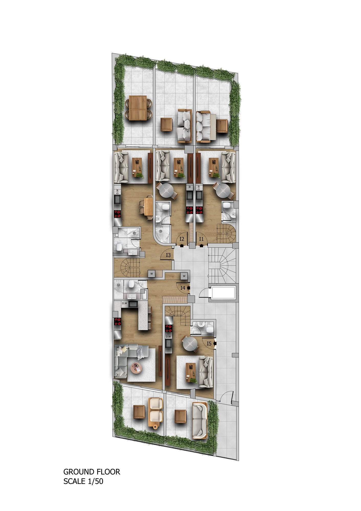 Riviera Zen 41 — zemin kat yerleşimi